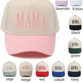 Mama Embroidery 5 Panel Two Tone Cap