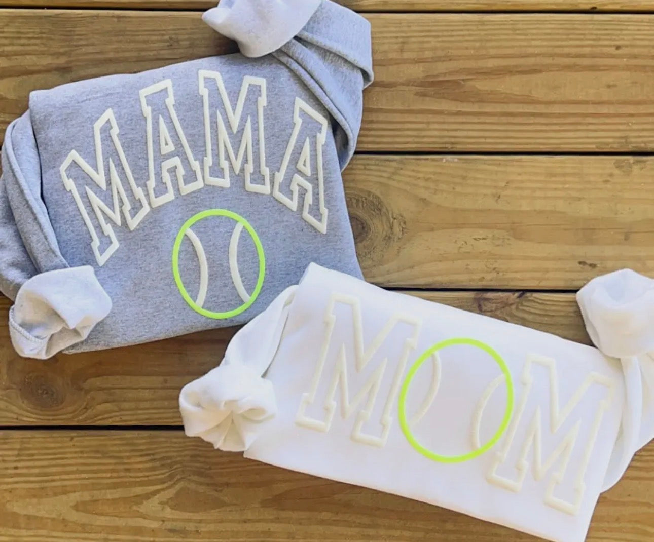 3D Puff Tennis Mom/Mama Sweatshirt