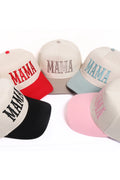 Mama Embroidery 5 Panel Two Tone Cap