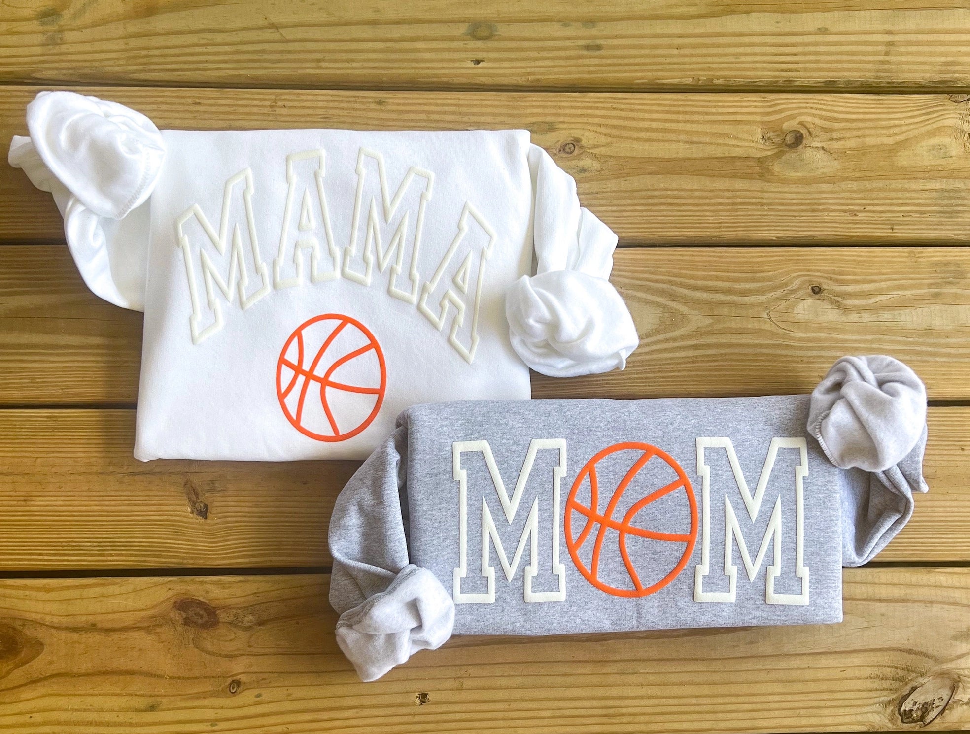 3D Puff Basketball Mom/Mama Sweatshirt
